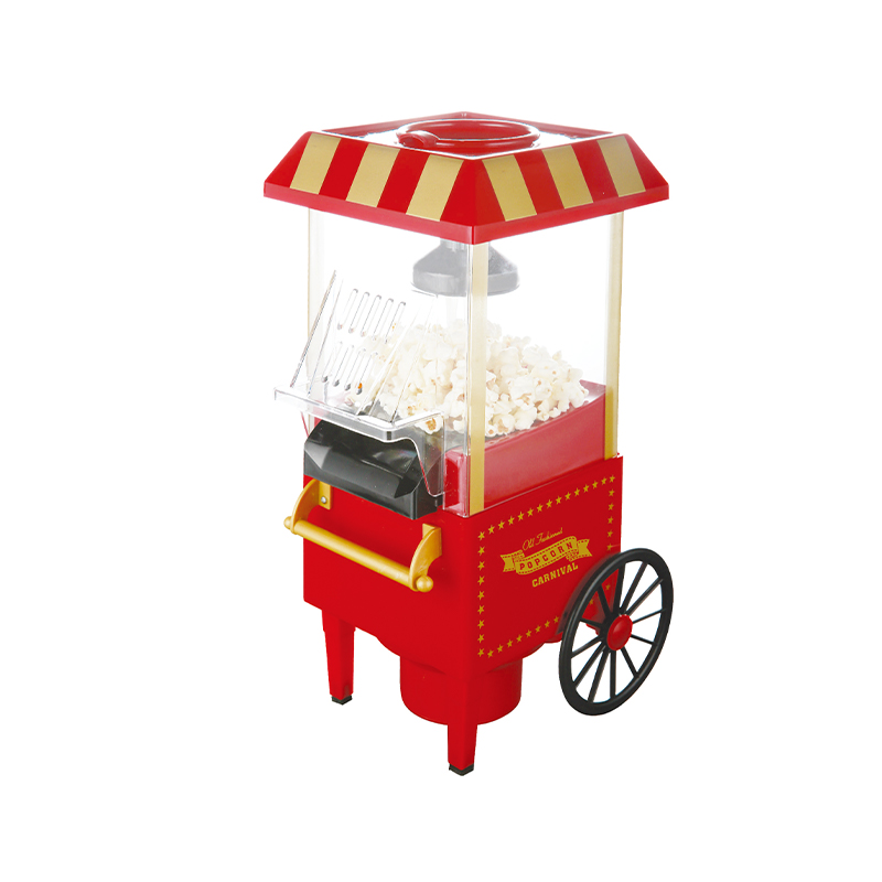 BJX-B009 Tekerlekli Vintage Sıcak Hava Patlamış Mısır Makinesi