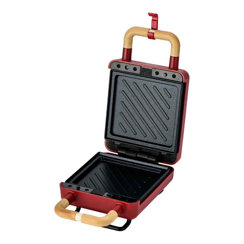 BJX-S001 Ahşap saplı çıkarılabilir sandviç makinesi