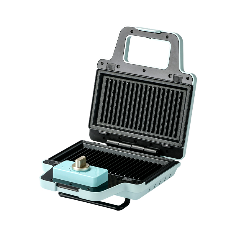 BJX-S008 800W 2 Dilimli Çıkarılabilir Plakalı Sandviç Waffle Makinesi