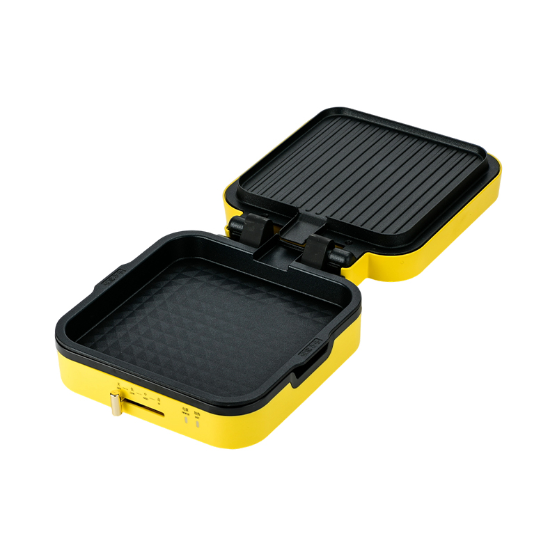 BJX-S018 24x24cm Sıcaklık Kontrollü ve Çıkarılabilir Plakalı Izgara Makinesi