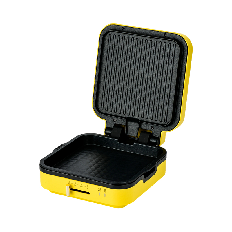 BJX-S018 24x24cm Sıcaklık Kontrollü ve Çıkarılabilir Plakalı Izgara Makinesi