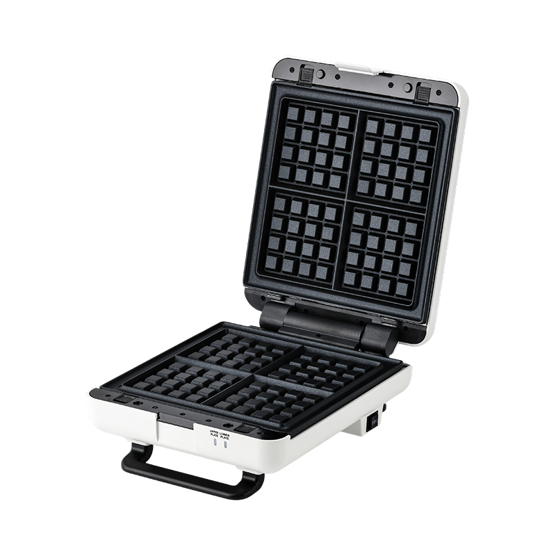 BJX-S026 4 Dilimli 180° Açık Izgara ve Tost Makinesi, 3 Seviye Kontrollü ve Yağ Damlama Tepsili